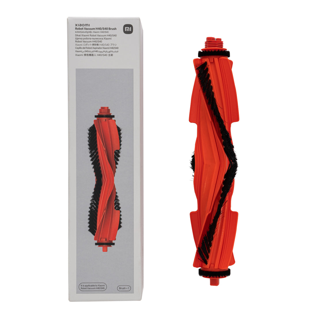 Xiaomi H40 S40 brush beside its product packaging