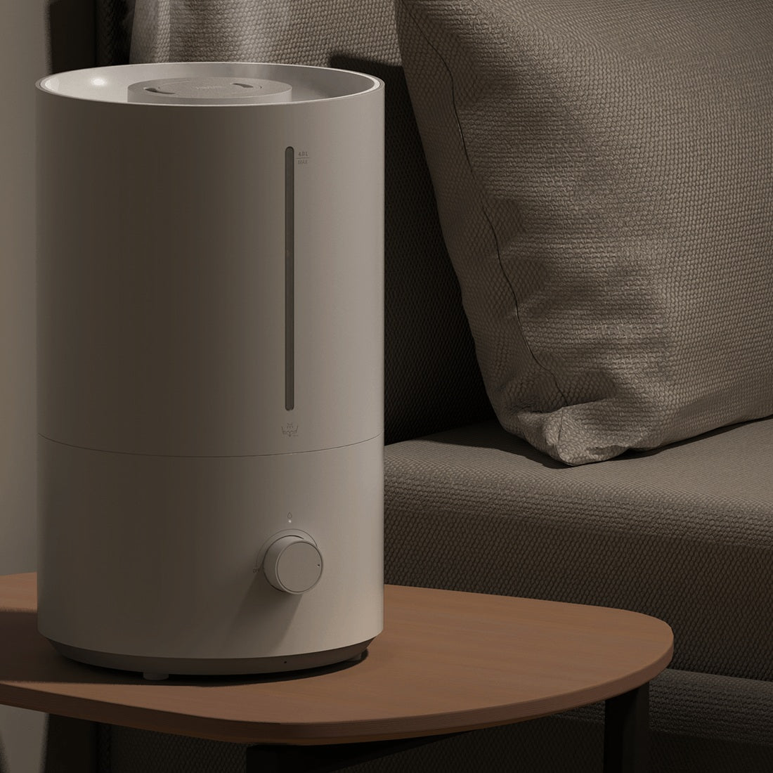 Xiaomi Humidifier 2 Lite beside a bed
