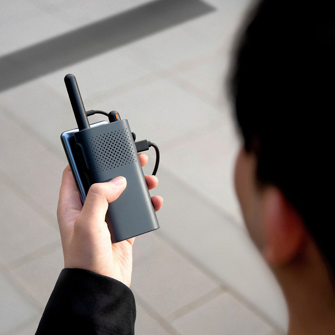 Close view of Xiaomi Walkie Talkie 3 Chat Edition controls
