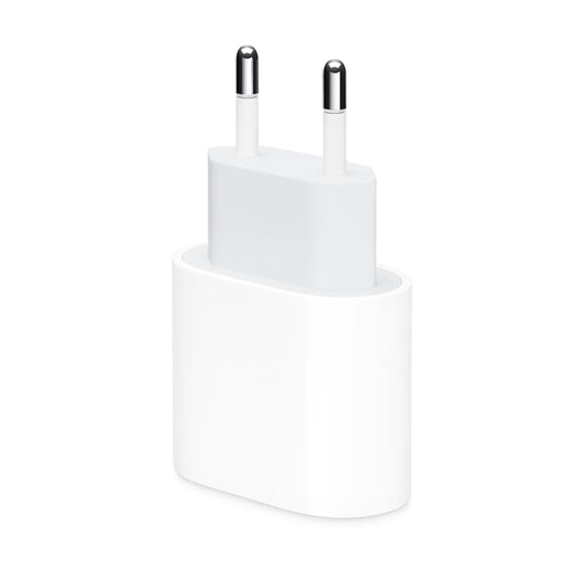 Apple 20W USB-C Power Adapter white round two-pin plug