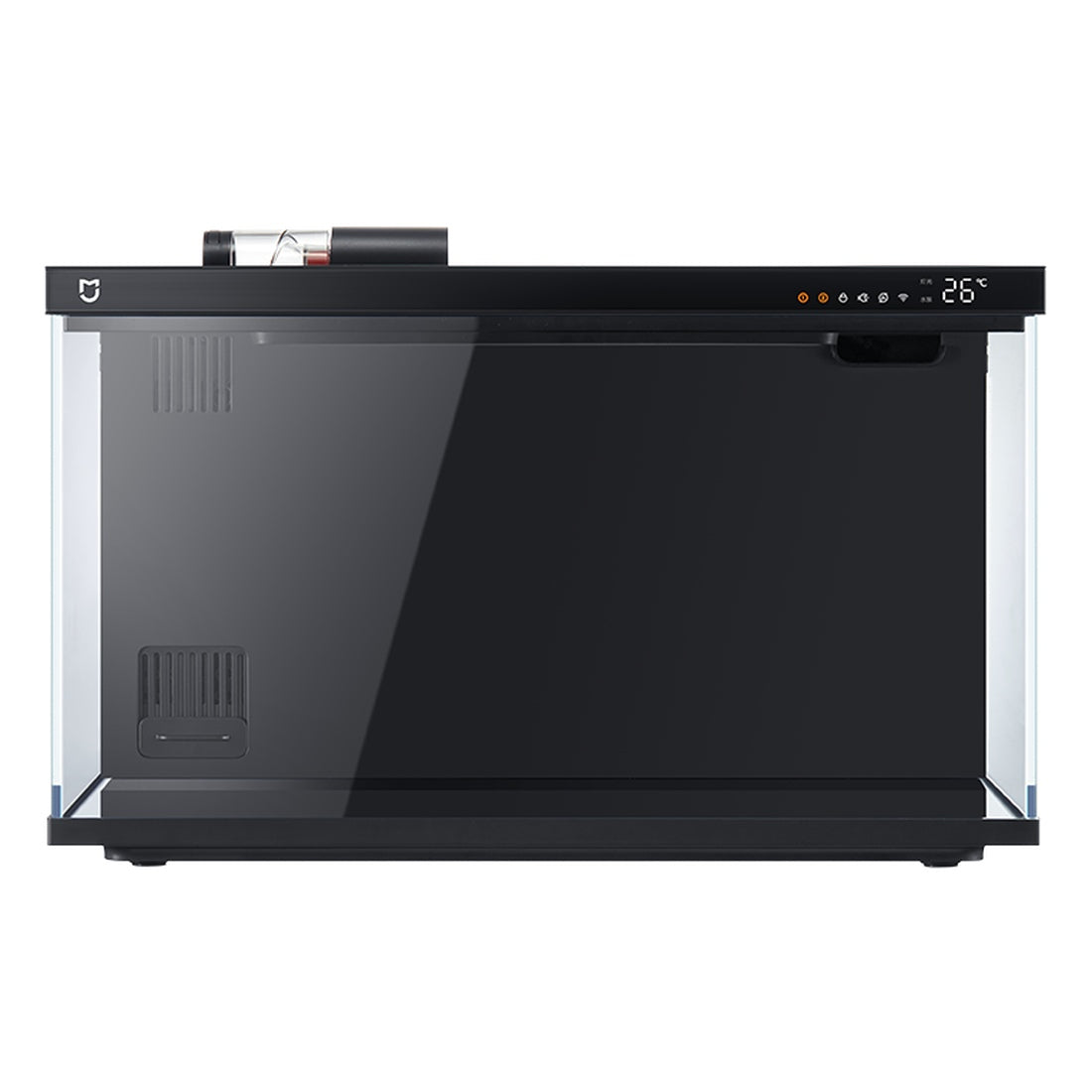 Xiaomi Mijia Smart Fish Tank 20L, complete empty aquarium on a white background