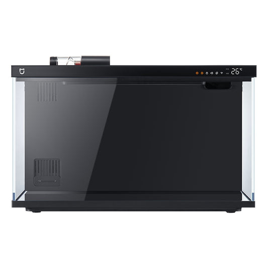 Xiaomi Mijia Smart Fish Tank 20L, complete empty aquarium on a white background