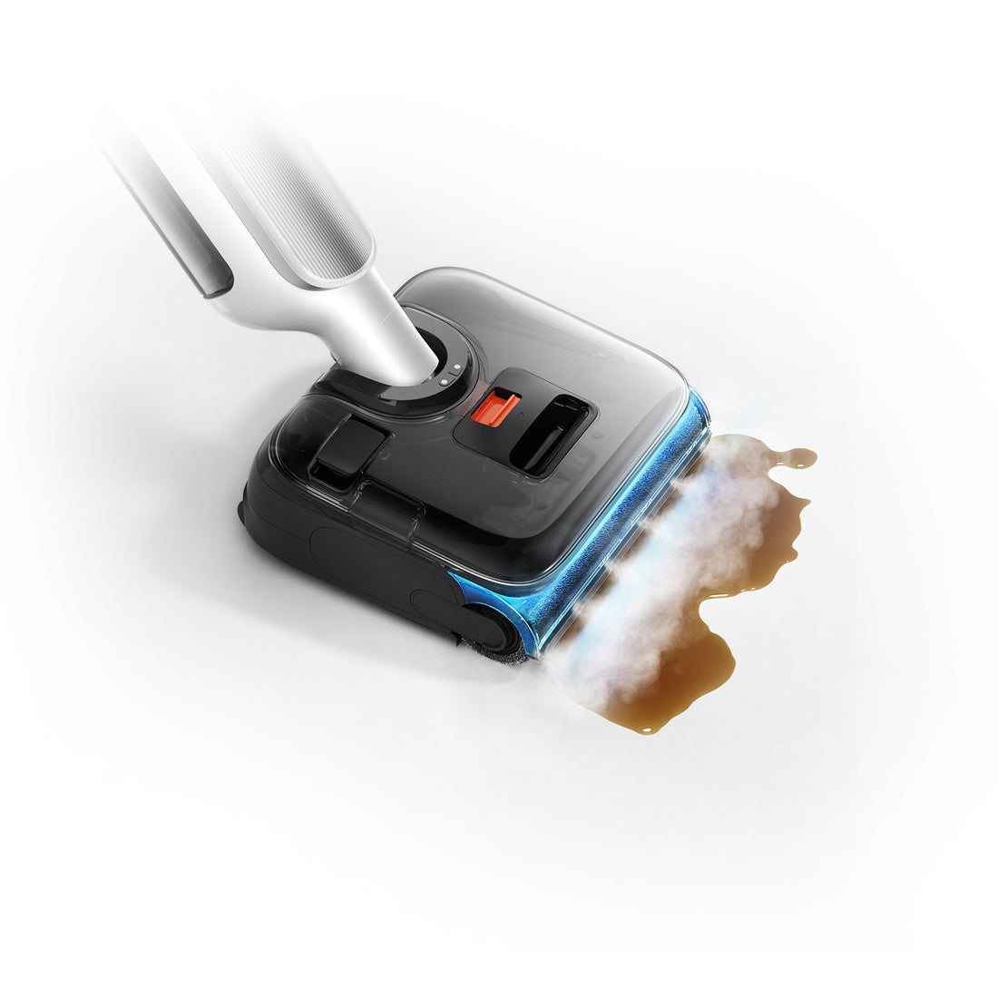 Mijia Vacuum 5 Pro steam floor cleaning head in use