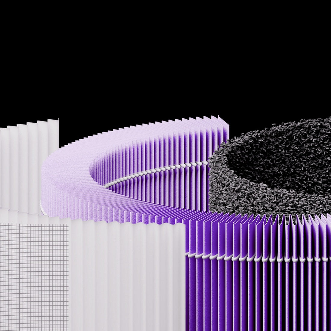 Xiaomi 4 Lite Filter Pro filtration layers cross-section illustration