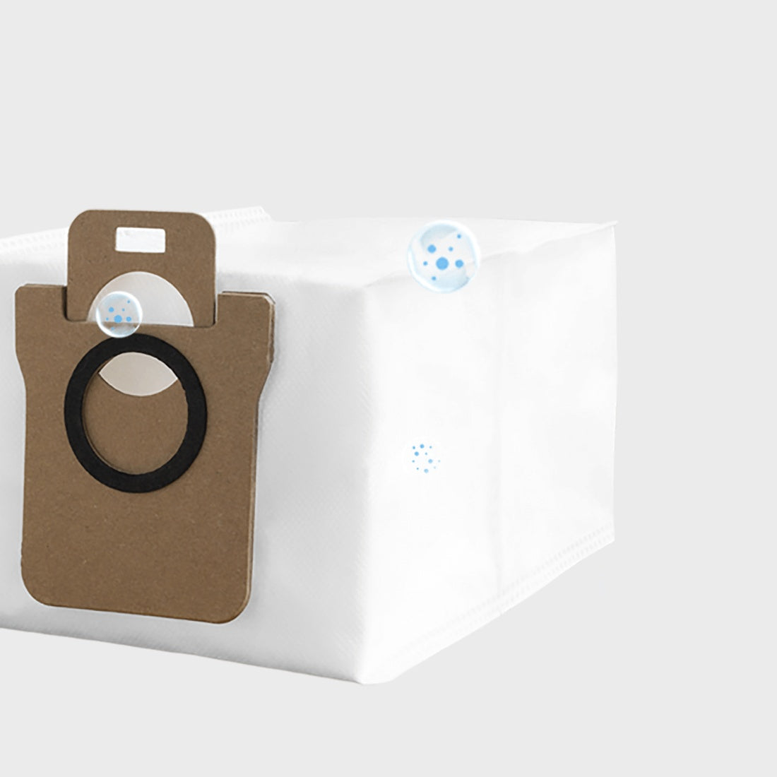 Manufacturer illustration of disposable bag handle closure