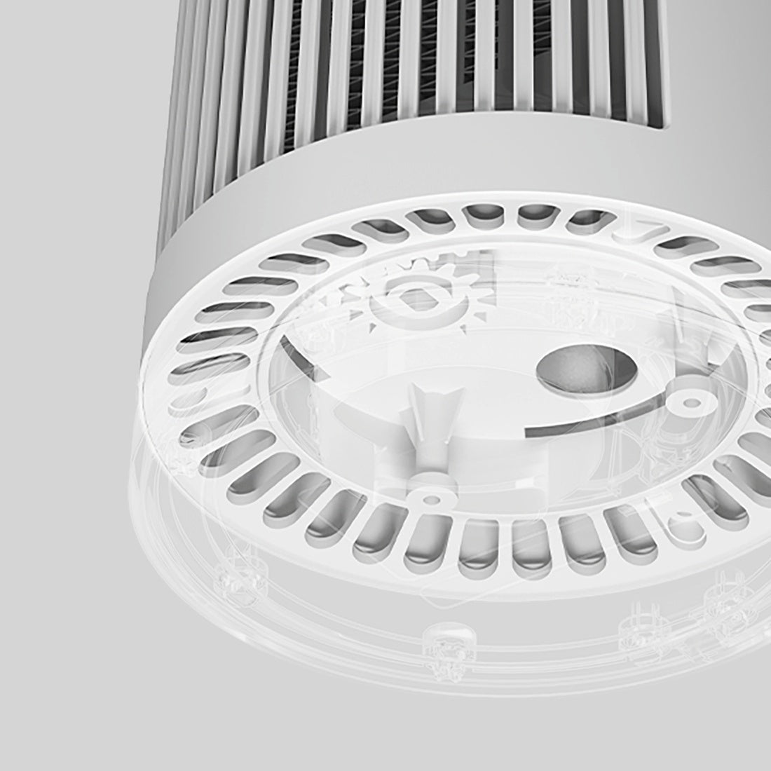 Xiaomi Desktop Heater underside air inlet close-up