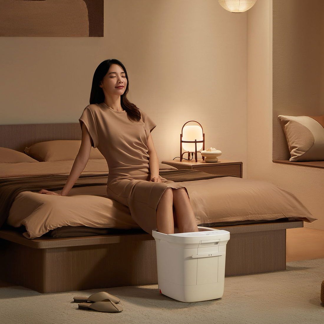 Xiaomi Foot bath in a relaxation setting