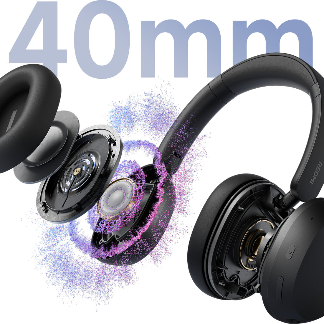 Manufacturer illustration of REDMI Headphones Neo 40mm driver