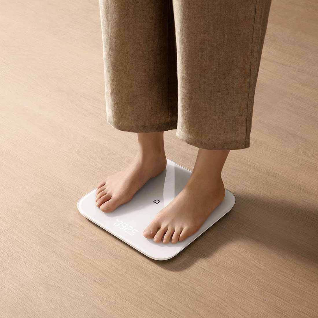 Xiaomi S200 manufacturer weighing-use illustration; Blue version supplied