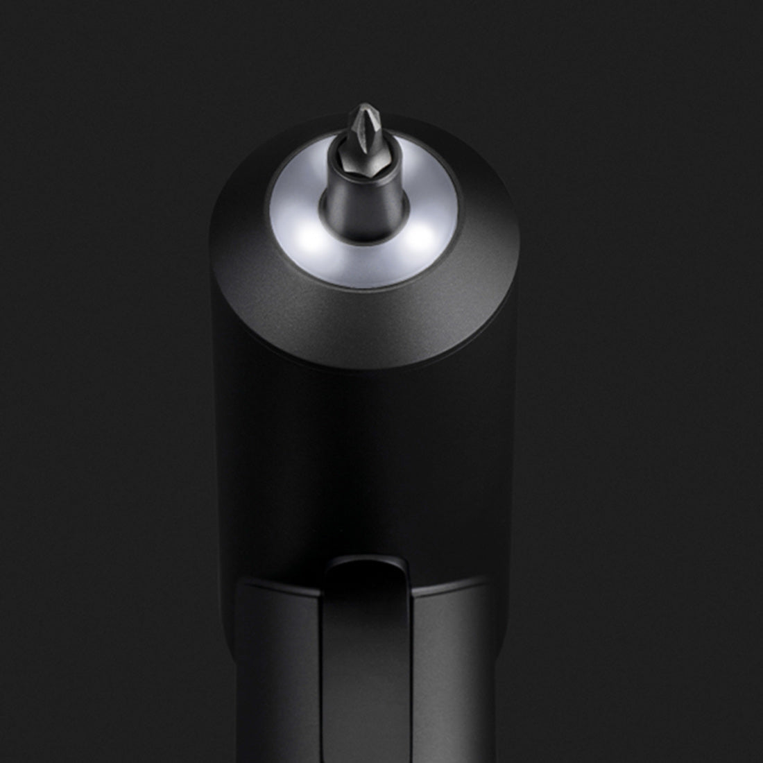 Mijia 3.6V screwdriver illuminated LED ring and bit holder detail