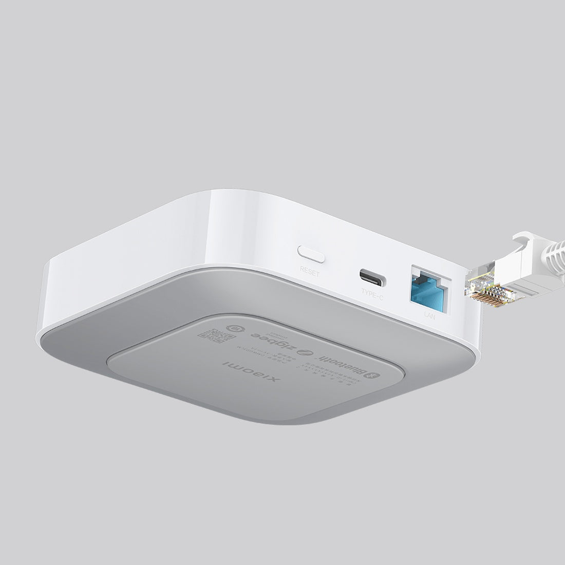 Xiaomi Smart Home Hub 2 Ethernet LAN and USB-C power ports