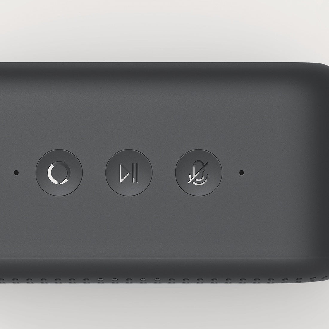 Xiaomi Smart Speaker Lite action play pause and microphone mute buttons