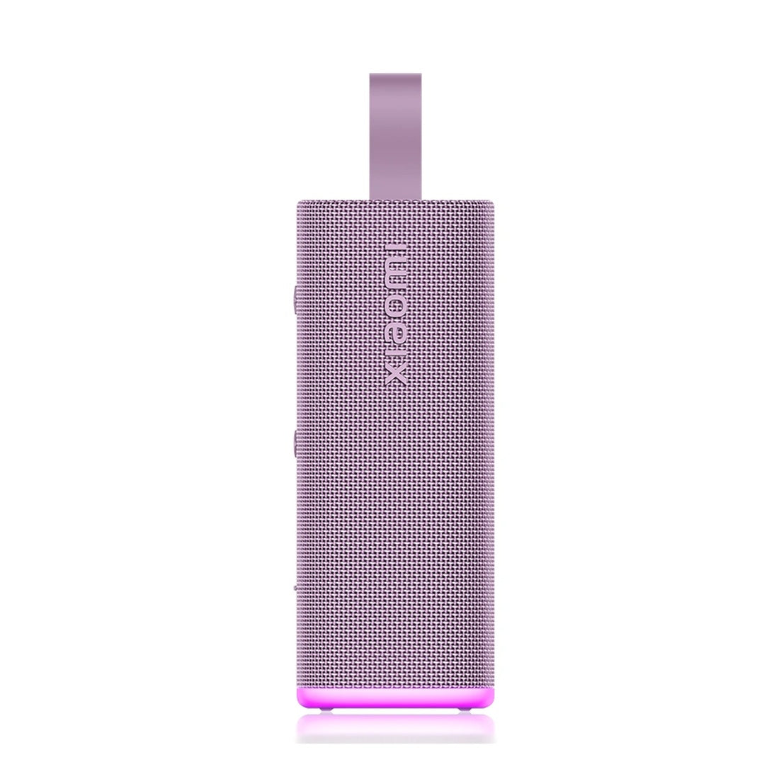 Xiaomi Sound Play portable Bluetooth speaker in purple on white background