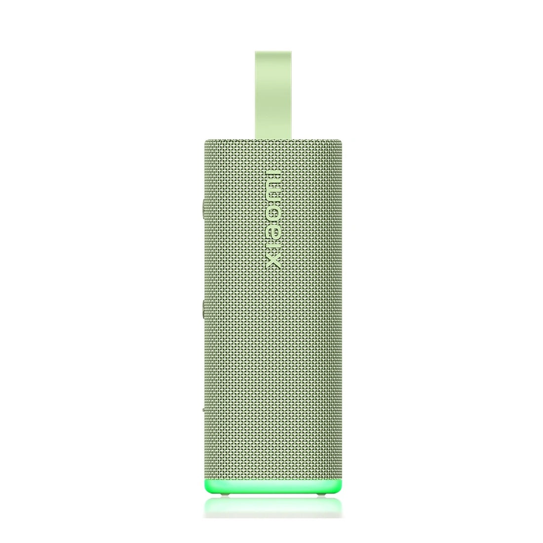 Xiaomi Sound Play portable Bluetooth speaker in green on white background
