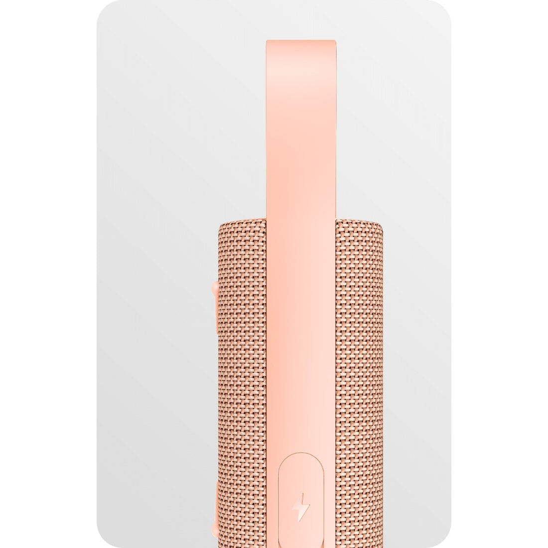 Pink Xiaomi Sound Pocket rear view and carrying loop
