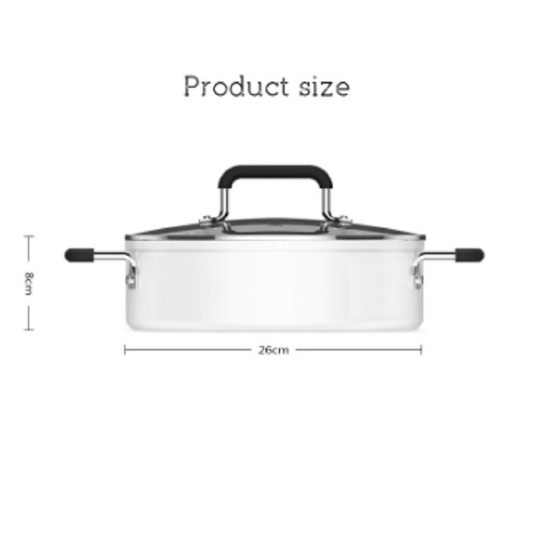 Zhiwuzhu Mijia 26cm non-stick soup pot – 26cm pot dimensions