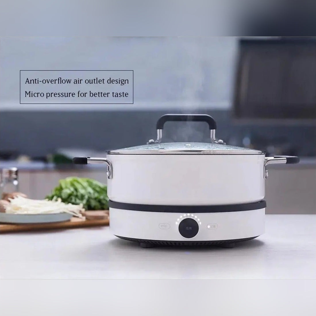 Zhiwuzhu soup pot on an induction cooker – cooker not included